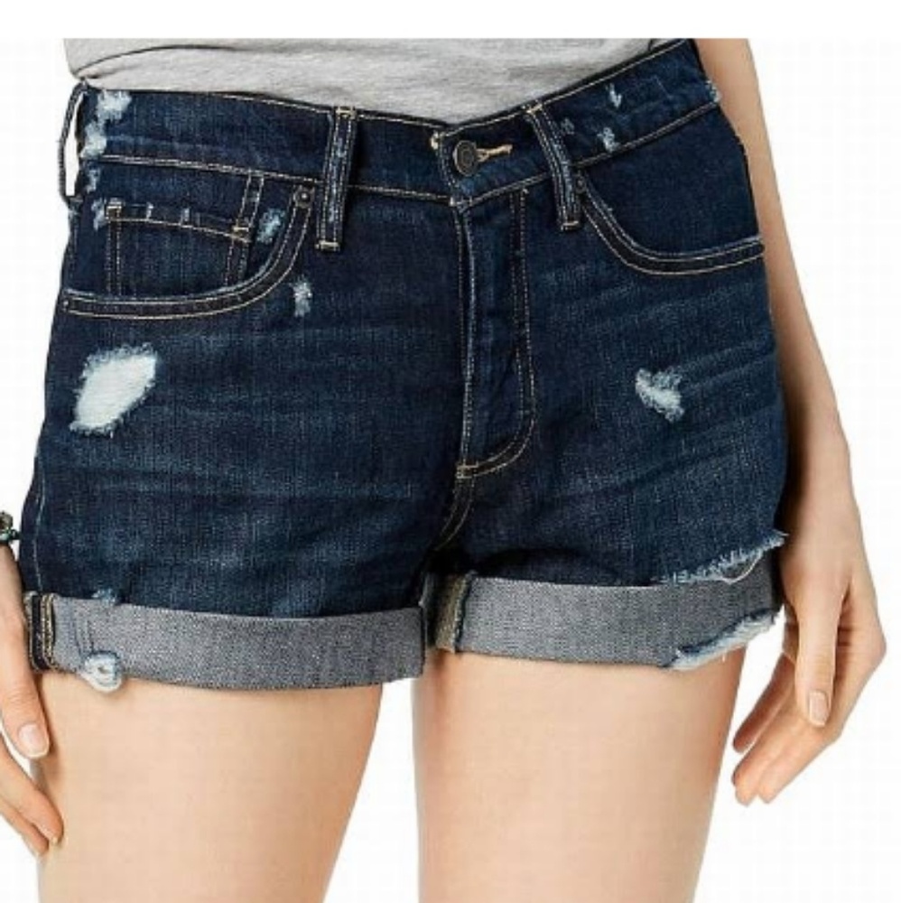 Ripped Jean shorts